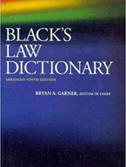 Black’s Law Dictionary Abridged (9th Edition) – eBook PDF