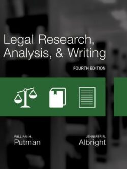 Legal Research, Analysis, and Writing (4th Edition) – eBook