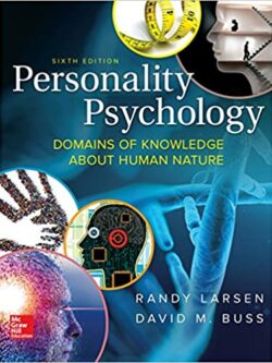 Personality Psychology: Domains of Knowledge About Human Nature (6th Edition) – eBook PDF
