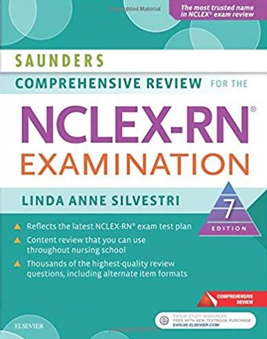 Saunders Comprehensive Review for the NCLEX-RN Examination 7th Edition, ISBN-13: 978-0323358514