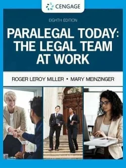 Paralegal Today: The Legal Team at Work (8th Edition) – PDF