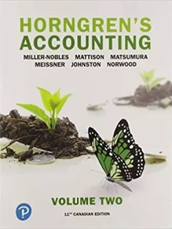 Horngren’s Accounting, Volume 2 (11th Canadian Edition) – PDF