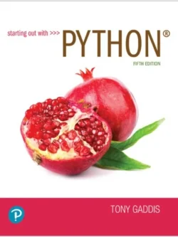 Starting Out with Python (5th Edition) – PDF