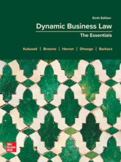 Dynamic Business Law: The Essentials (6th Edition) – PDF